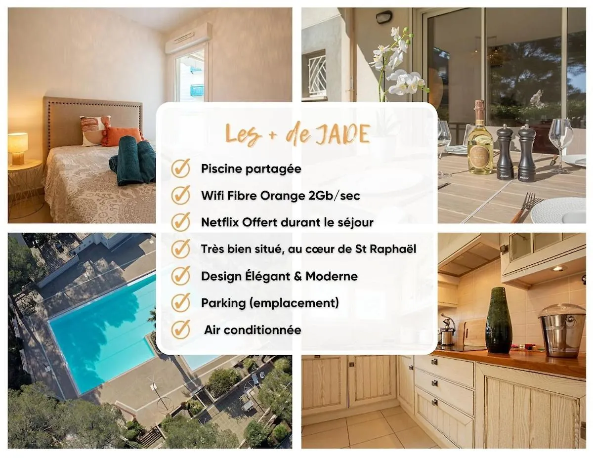 Charmant 73M Carre -Piscine-500 M De La Mer-Parking Saint-Raphael  Apartment