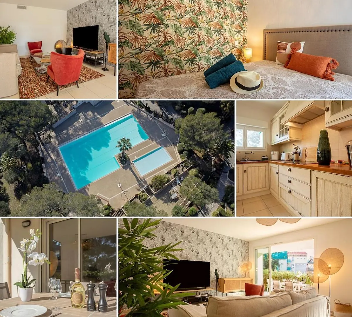 Charmant 73M Carre -Piscine-500 M De La Mer-Parking Saint-Raphael  0*, Saint-Raphael (Var)